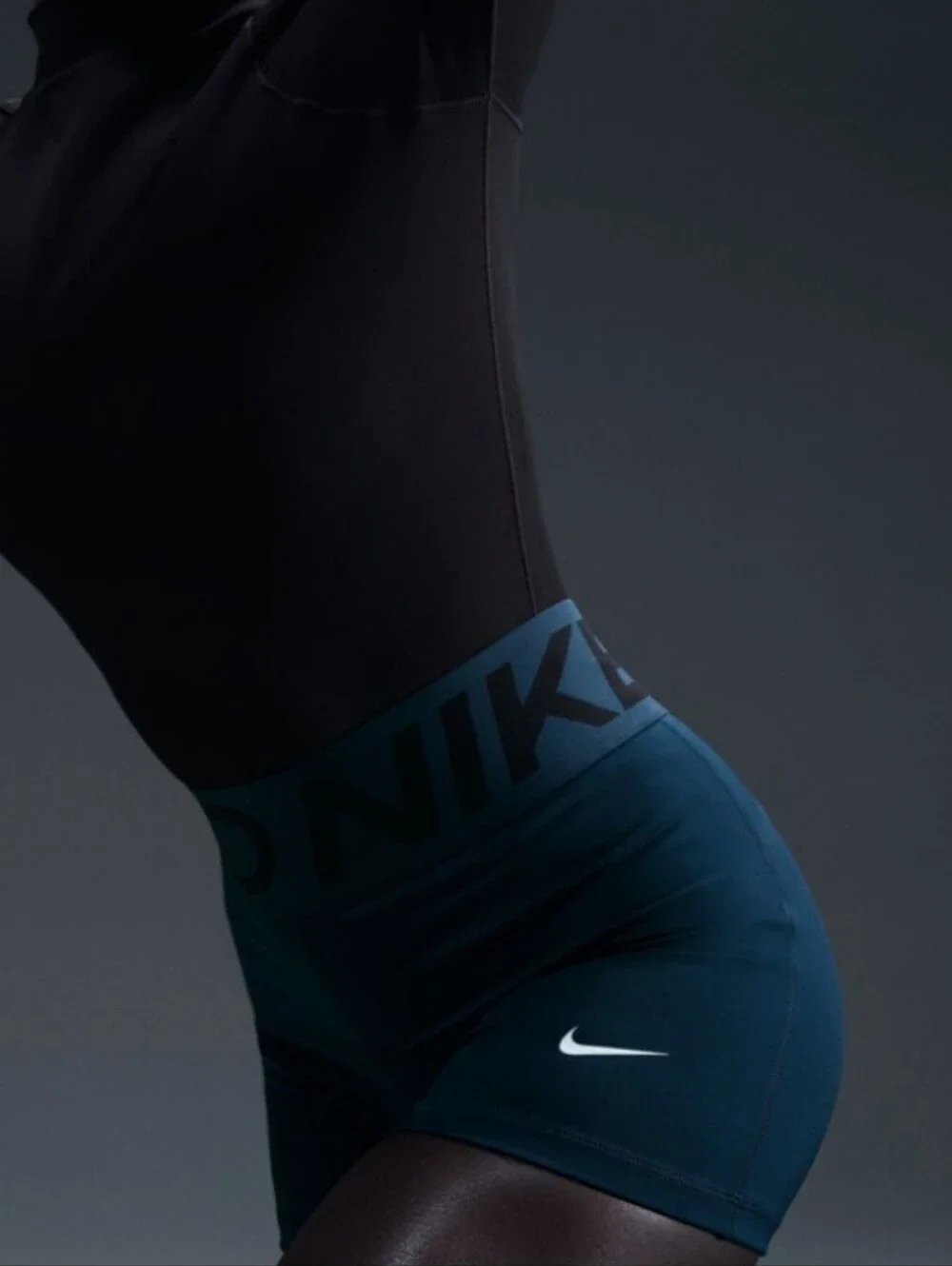Nike Pro Sculpt Armory Navy 3 Inch Women's Shorts Wide Band